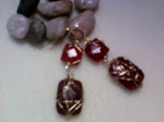 SOLD - Red Agate Earrings
