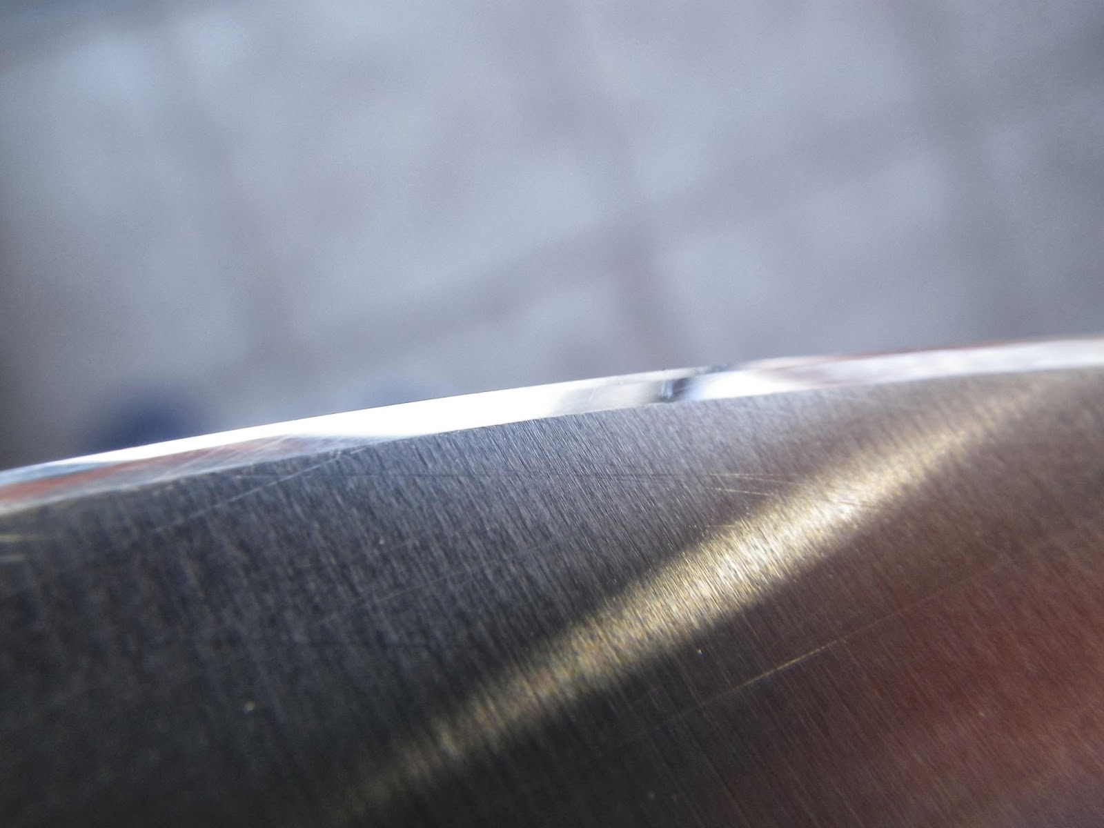 Knife Sharpening Using Traditional Methods Chipped knives and knives