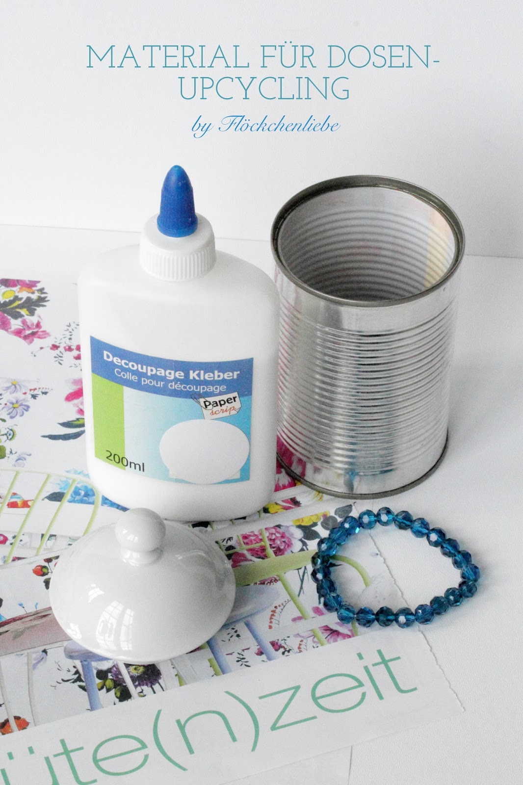 Flöckchenliebe Blumiges DosenUpcycling