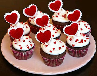 Cupcakes y Magdalenas de San Valentin