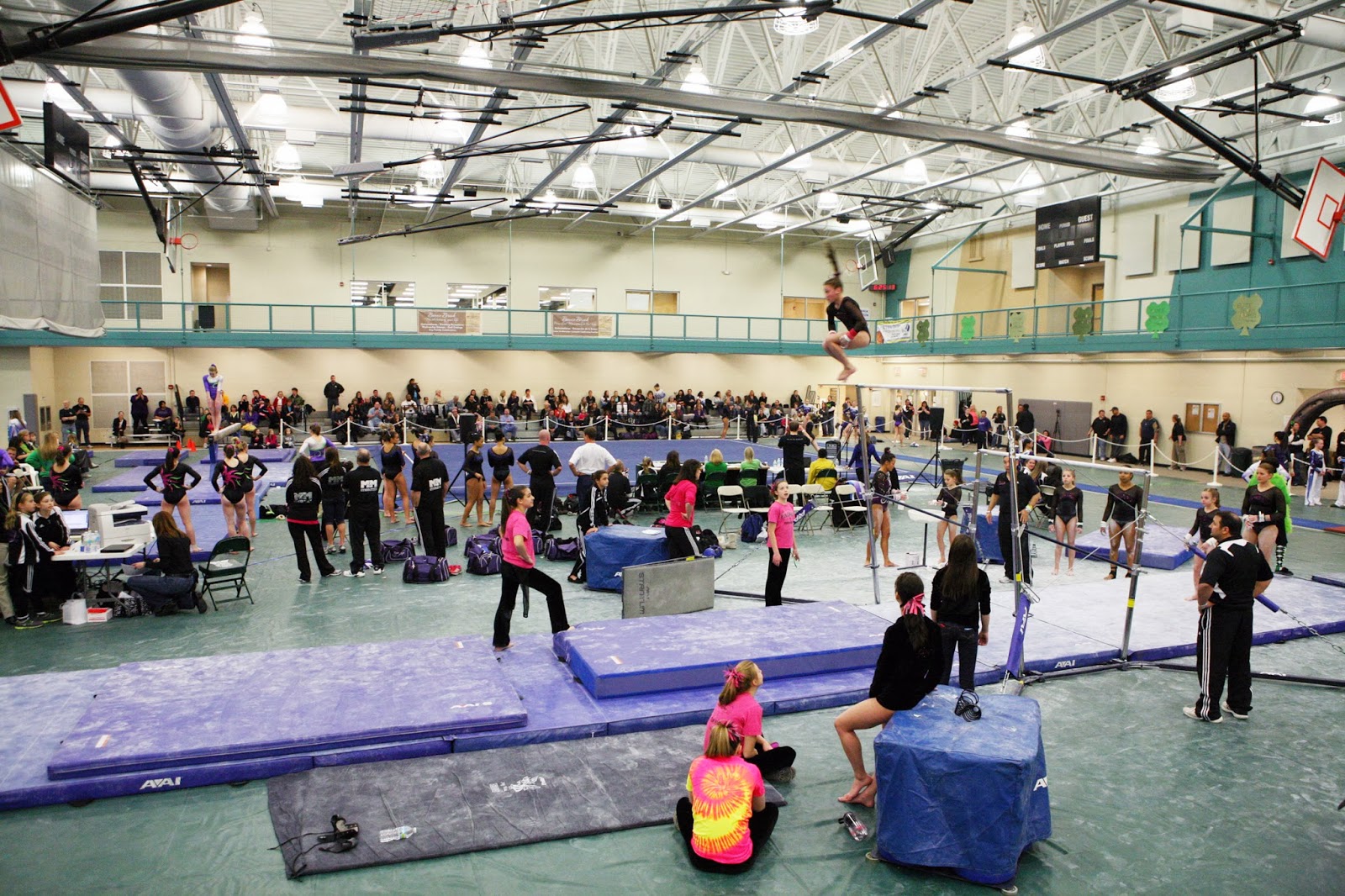 Mark Kodiak Ukena "Lucky Invite" Girls Gymnastic at Waukegan Field House