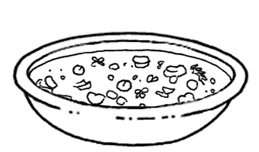 Dibujos para colorear de platos de sopa - Imagui Dibujos para colorear de platos de sopa - Imagui