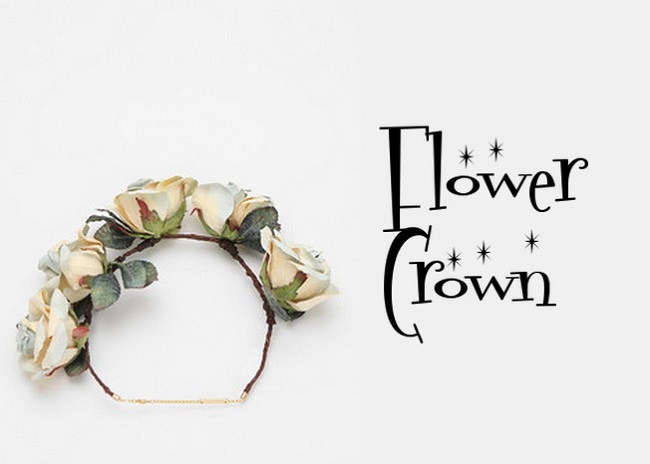 summer fashion flower crown