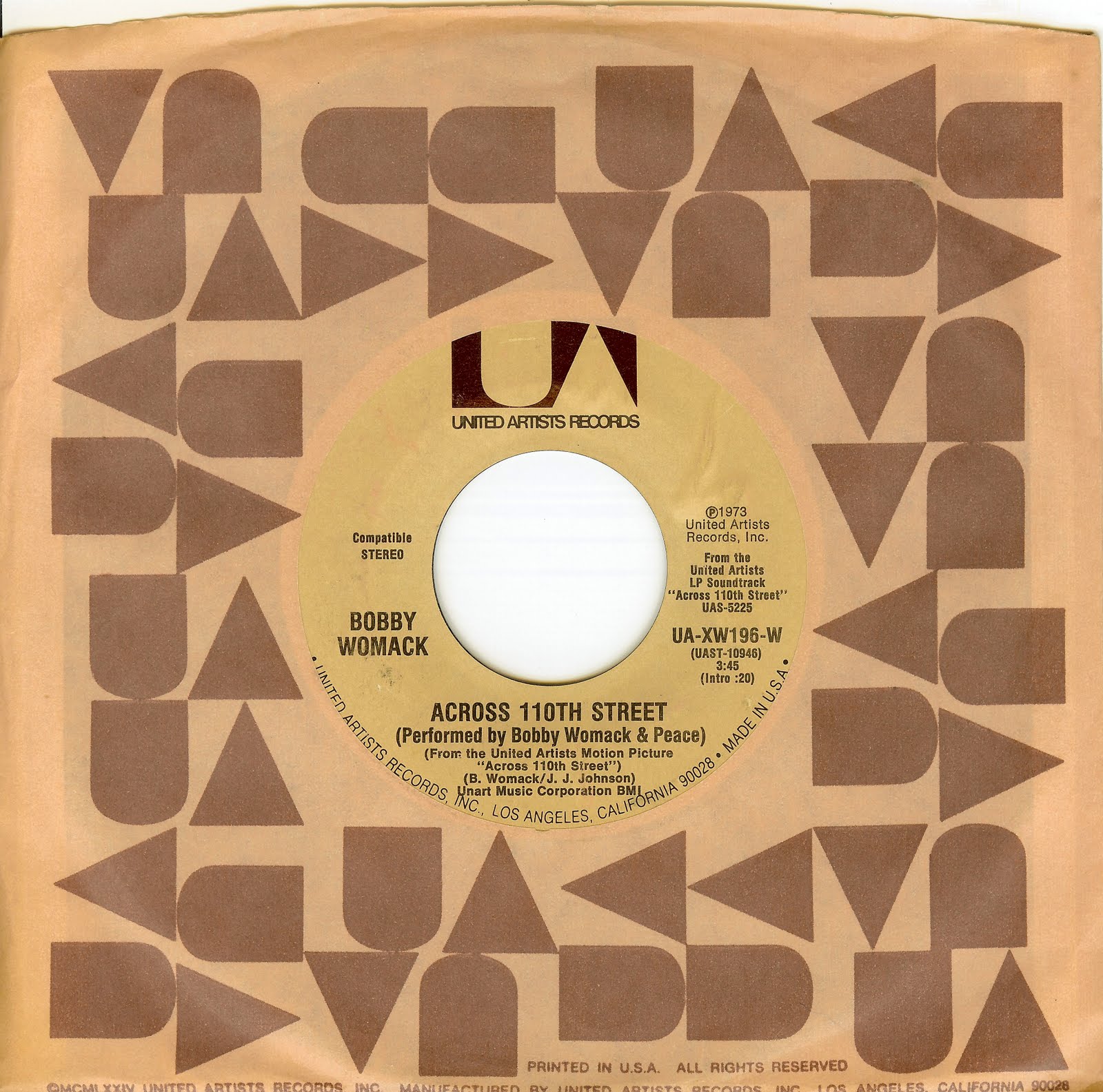 Bobby Womack And Peace 4 JJ Johnson And His Orchestra Across 110th Street Hang On In There Bobby Womack And Peace 4 JJ Johnson And His Orchestra Across 110th Street Hang On In There