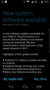 moto g lolipop update 5.0