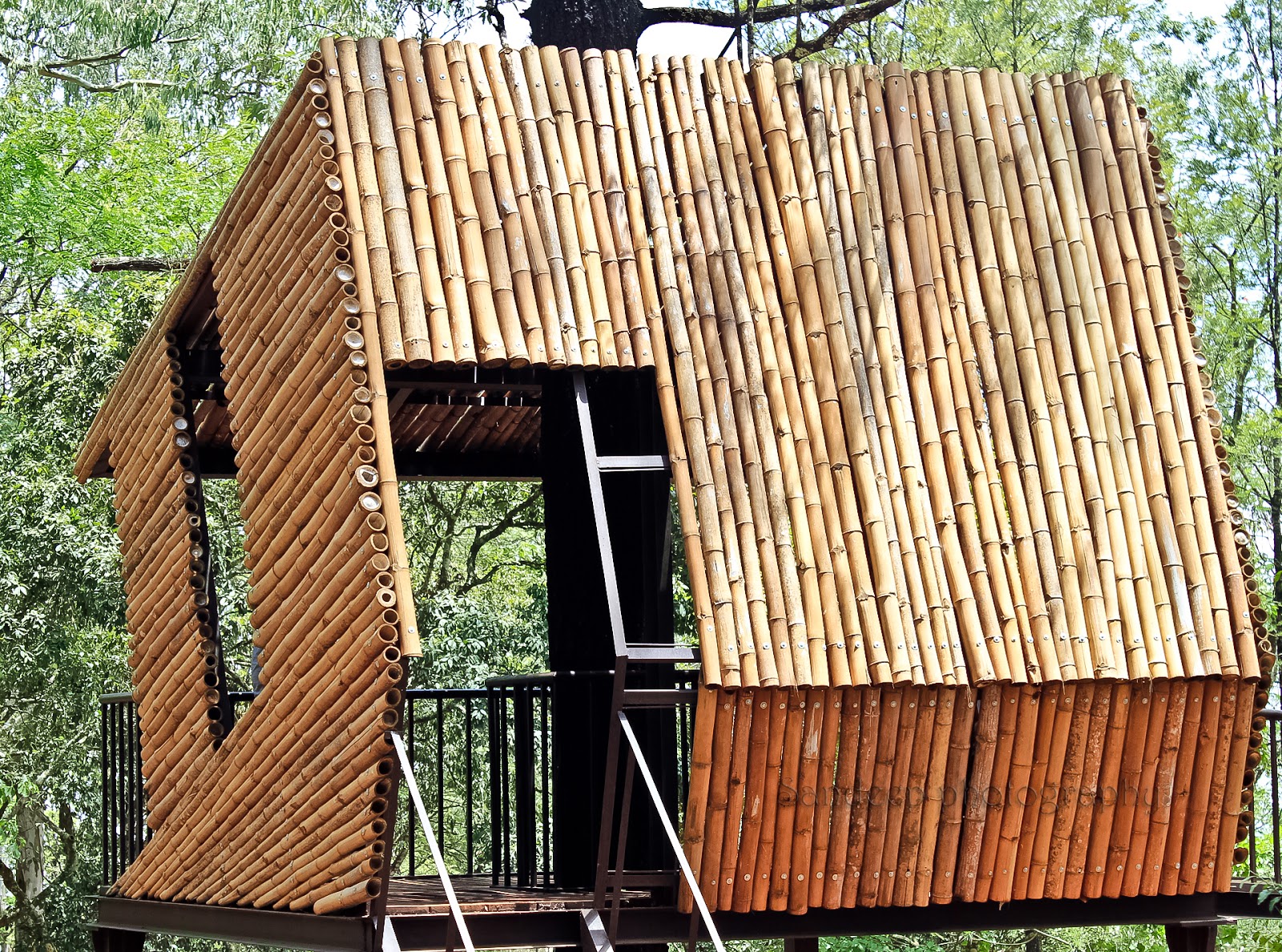Inverted Bamboo house at Nandi Hills Inverted Bamboo house at Nandi Hills