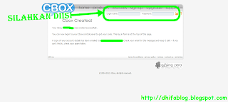 Cara Daftar Cbox Dhifa Blog