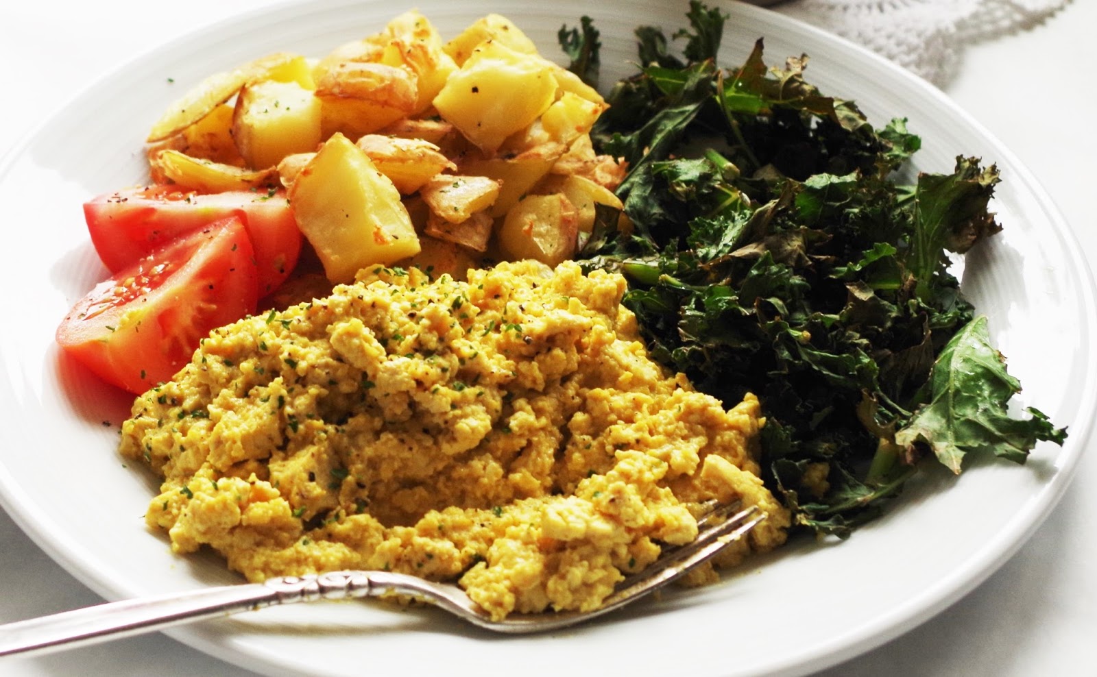 Tofu Scramble & Potato Hash Euphoric Vegan