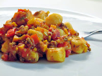 Healthy family recipe - Gnocchi with Beef Ragout