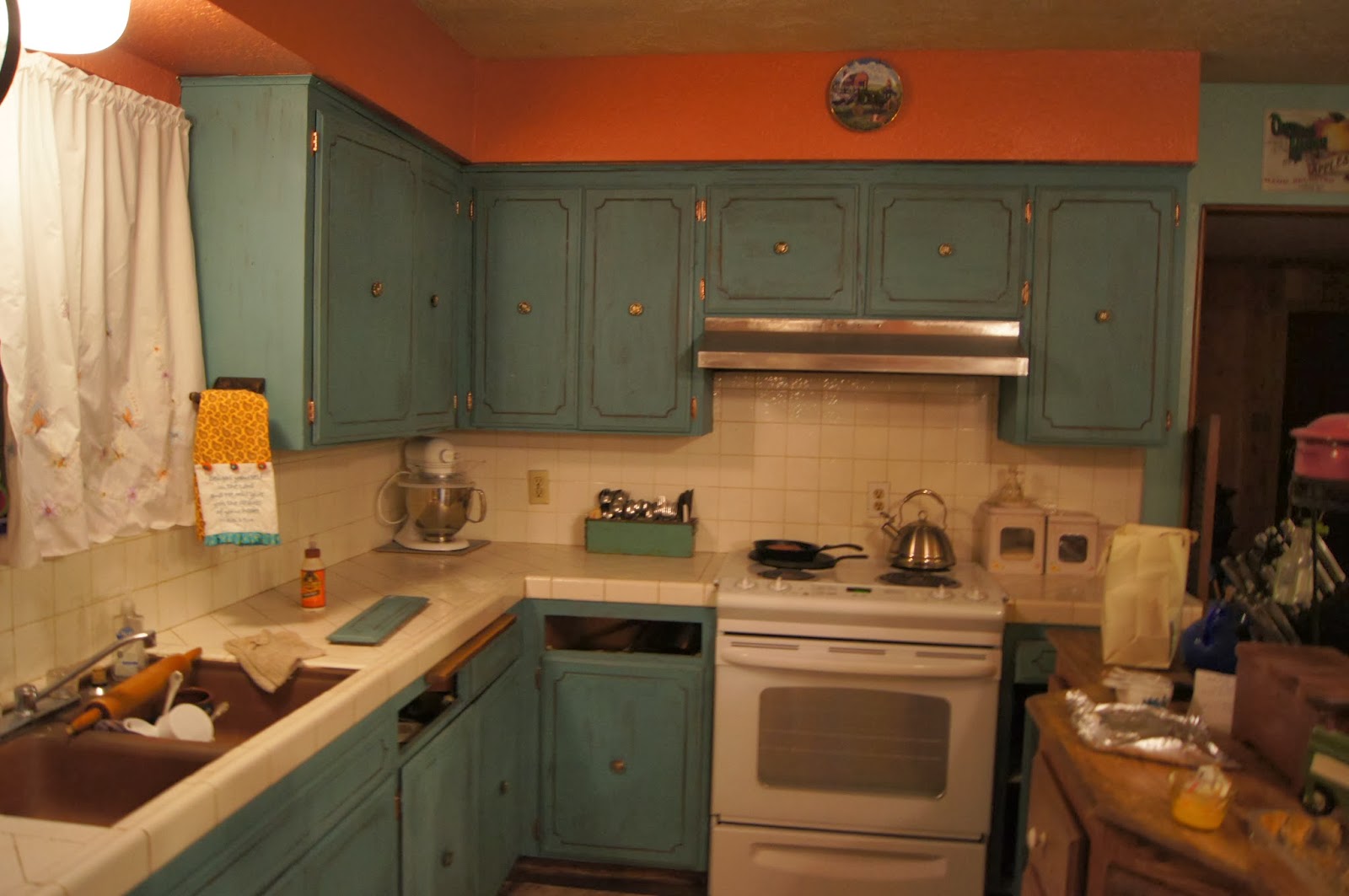 Little Camper On The Prairie Moms Cabinets Chalk Paint