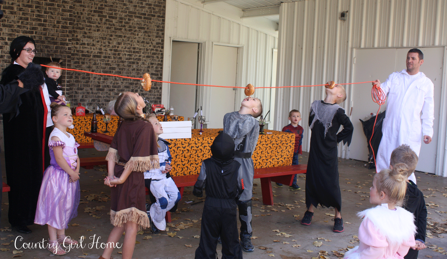 donut game for the 9 yr olds