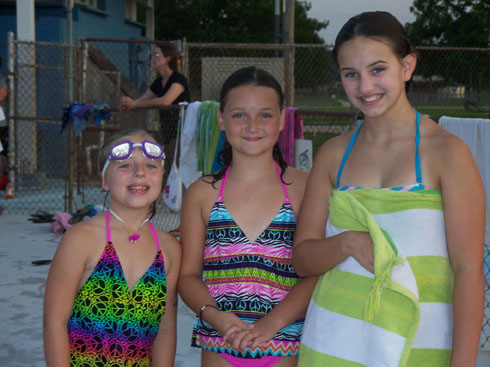 girl scouts swimming