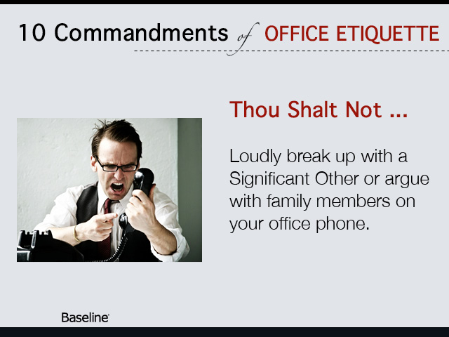 office etiquette