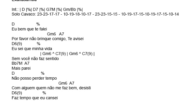 Meucavaquinho - CIFRA - HACKEARAM-ME - GRUPO SEM REZNHA