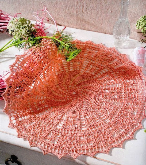 Crochet tablecloths