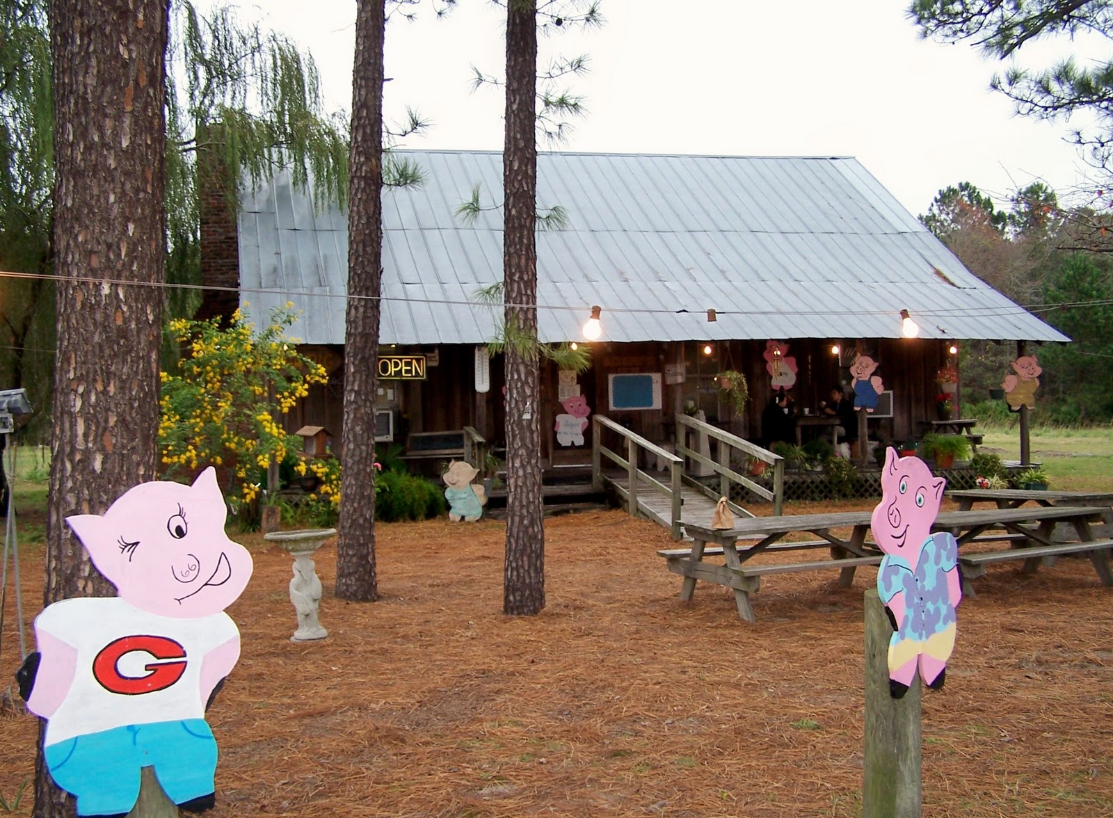 Suits in Strange Places Pig Out!