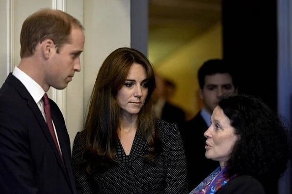 Britain's Prince William, Duke of Cambridge and Princess Catherine, Duchess of Cambridge visited the French Embassy in London 