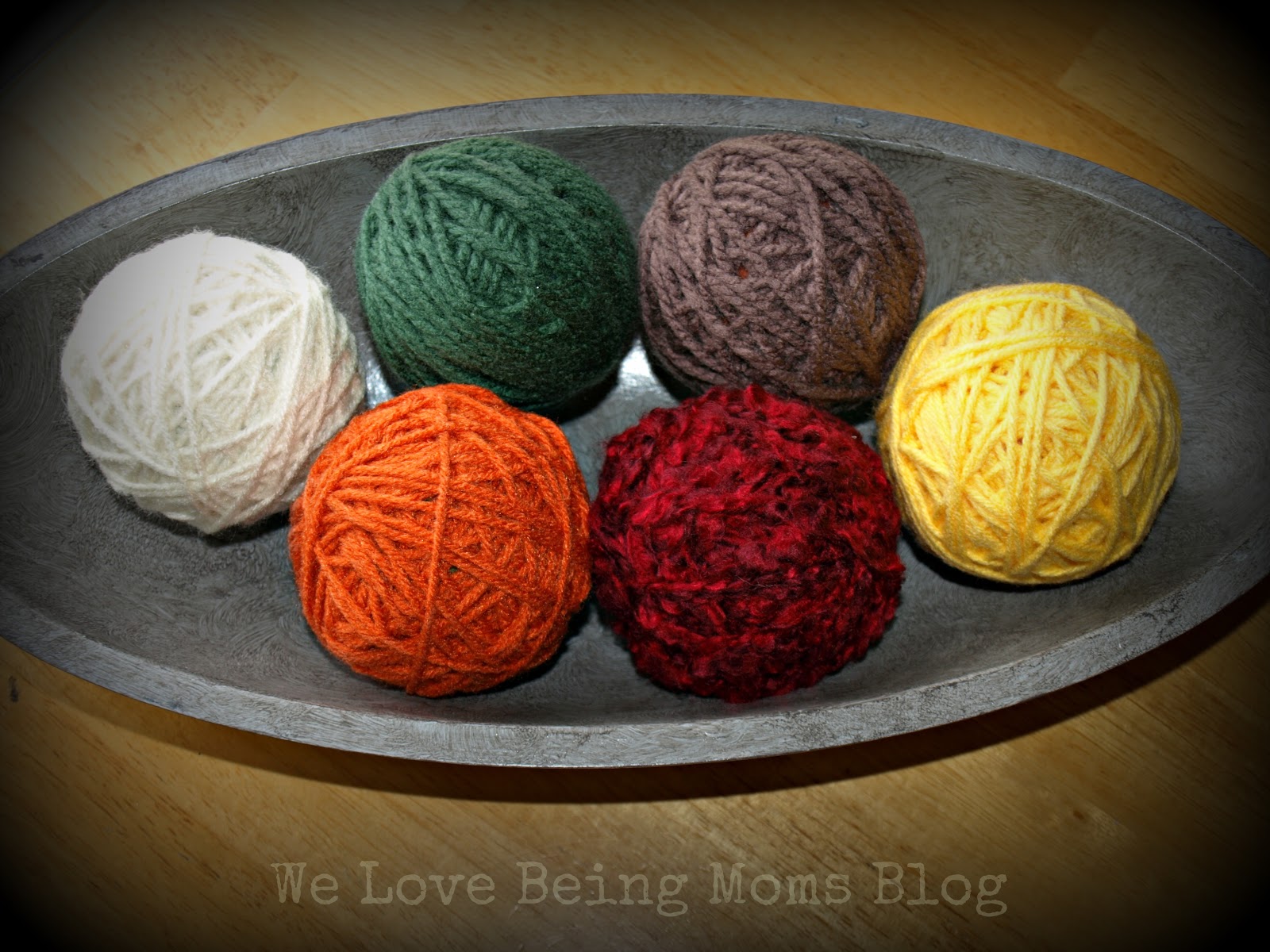 We Love Being Moms! Decorative Yarn Balls
