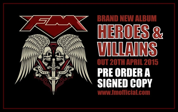 Click to pre-order your signed copy of new FM album HEROES AND VILLAINS