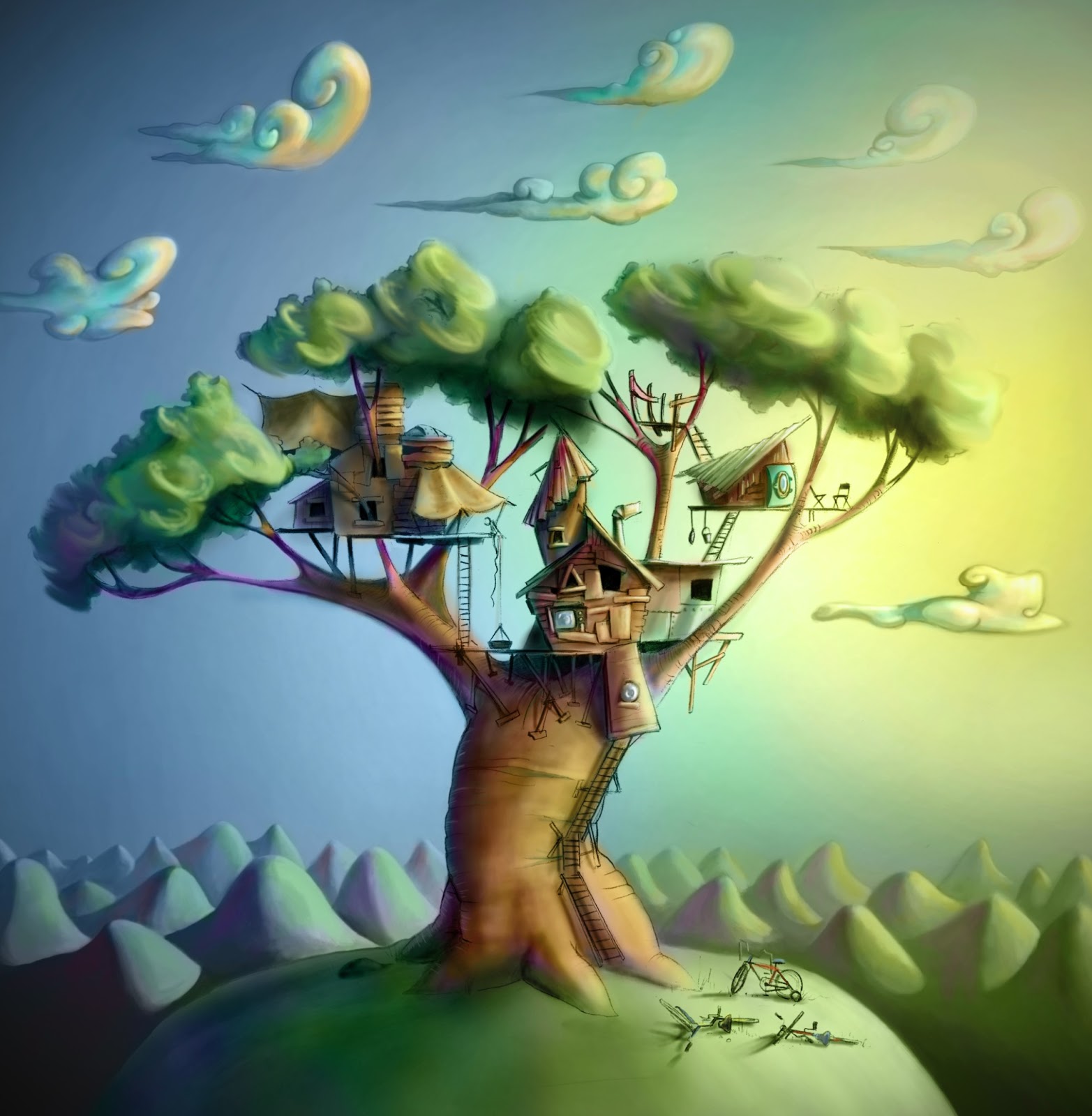 Todd's Art Factory Tree house