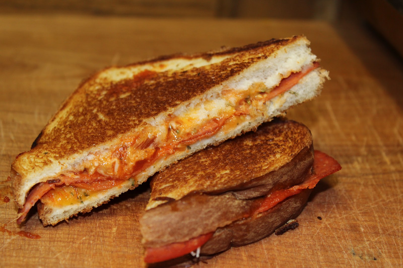 Michelle's Tasty Creations Grilled Pizza Sandwich