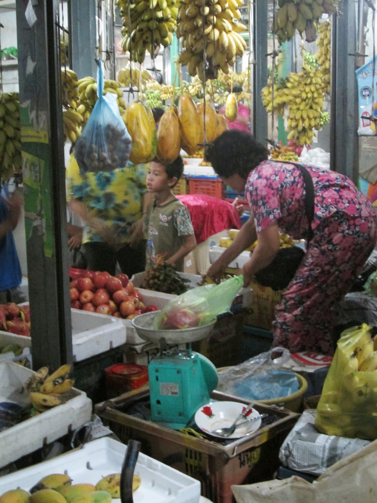 Market in Sihanoukville, Cambodia