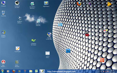 http://rahmabasel.blogspot.com pengaturan desktop icon manual