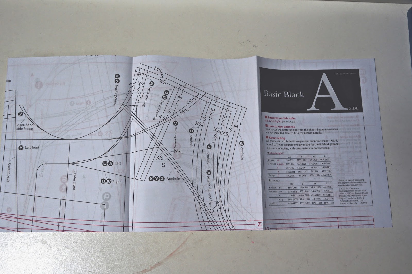 mommy sew pretty Japanese Sewing Book Review Basic Black by Sato