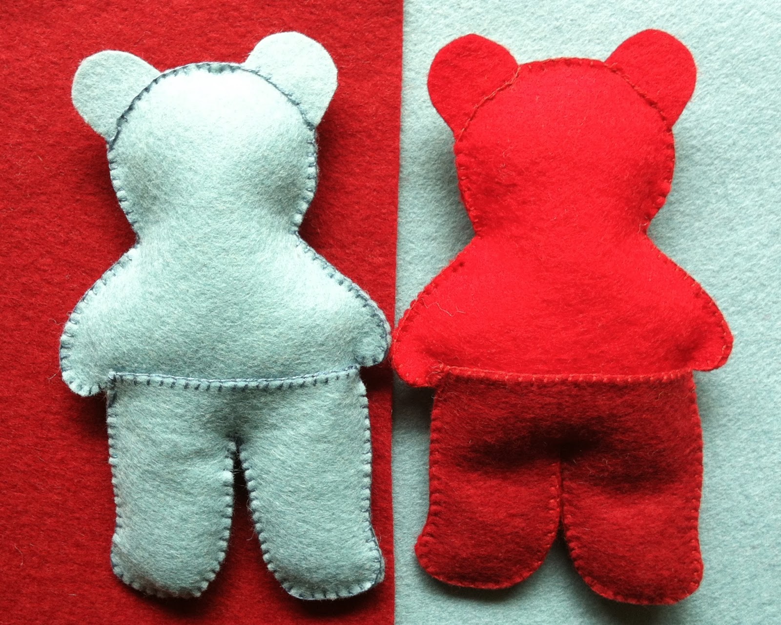 we bloom here Wool Felt 'Finger Leg' Puppets