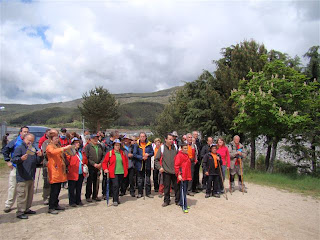 algunos de los participantes en la ruta solidaria del rotary club