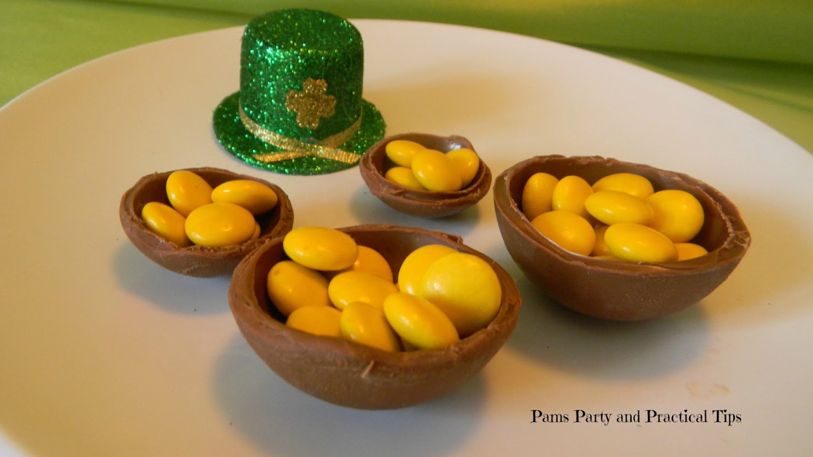 Pams Party & Practical Tips Chocolate Pots of Gold