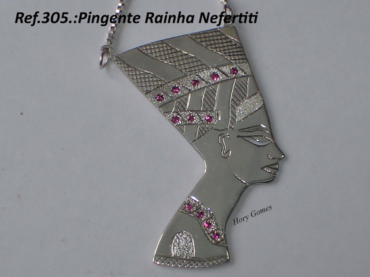 Ref.305.:Pingente Rainha Nefertiti