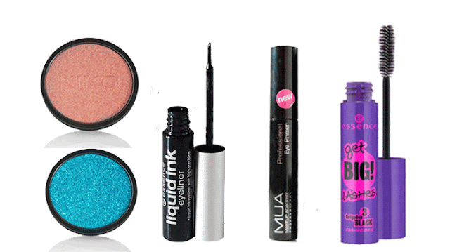 Productos utilizados en el maquillaje con sombras KIKO. Productos utilizados en el maquillaje con sombras KIKO.