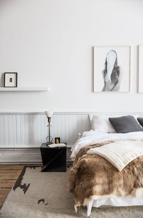 Sophisticated cozy bedroom | The Line. Photo by Aubrie Pick for Apartment 34