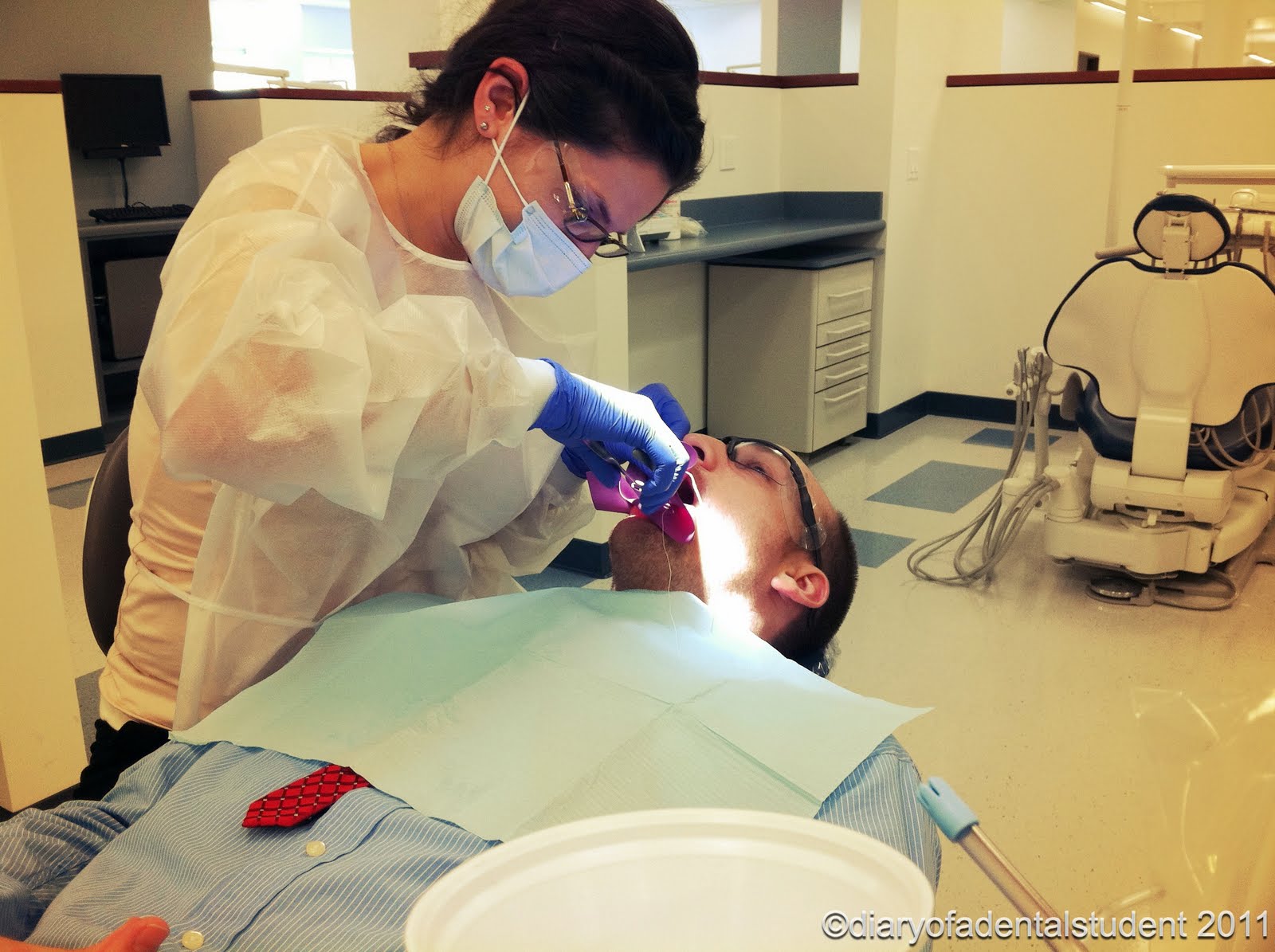 diary of a dental student Rubber Damage.