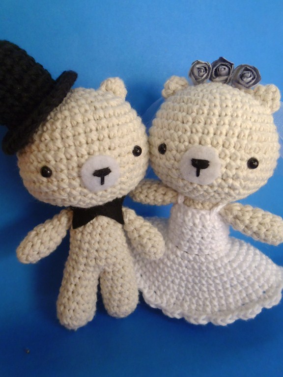 Es un Mundo Amigurumi: Osos Novios Amigurumis...