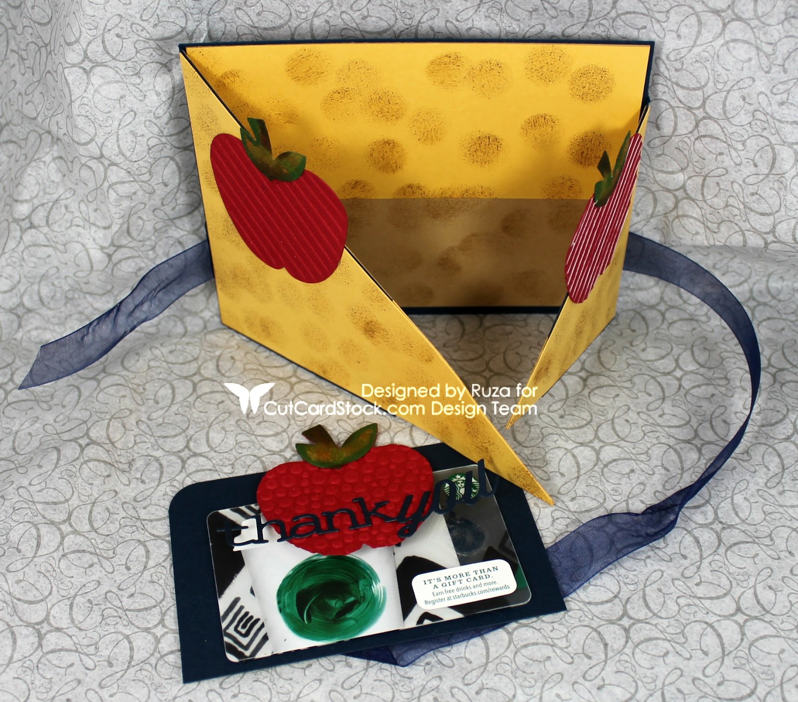 Combination Thank You Gift Card Holder