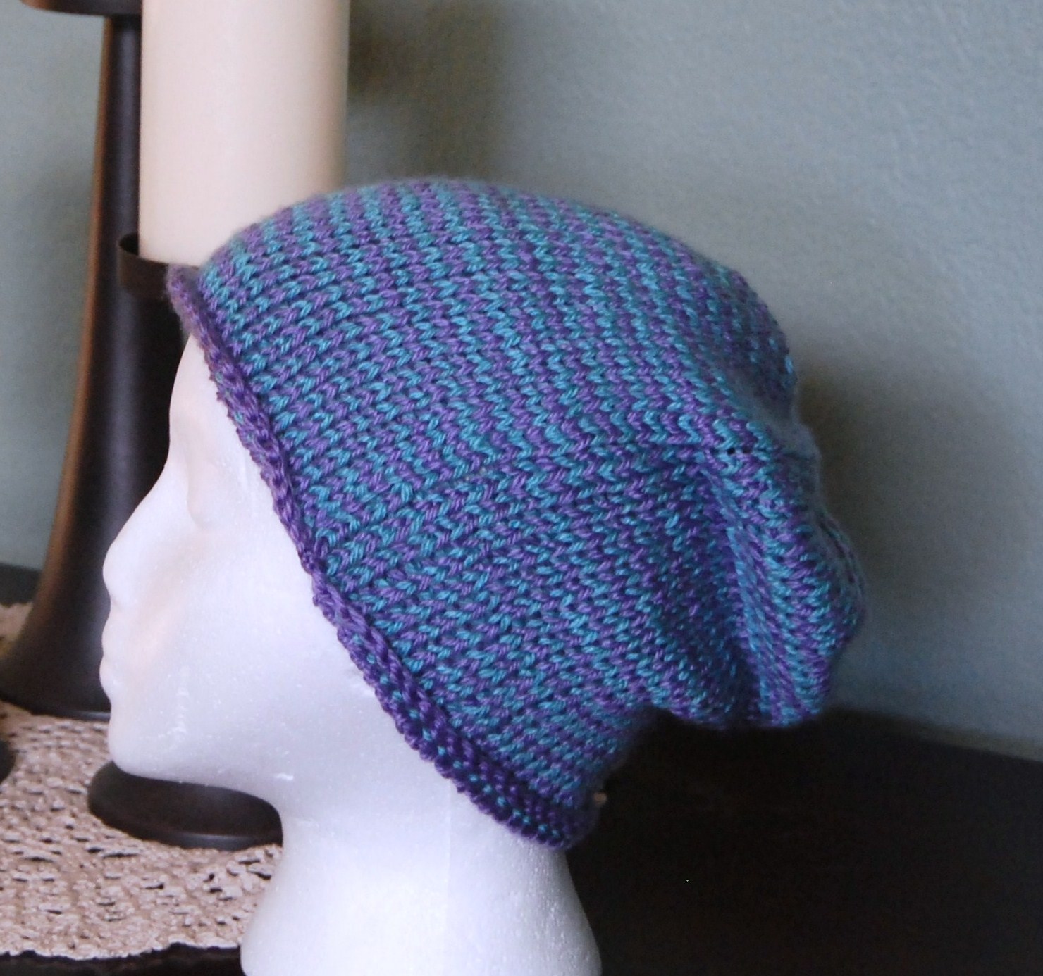 The Laughing Willow: Seaming Tunisian knit stitch and a free pattern!