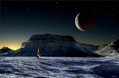Frank Hettick Space Art: The Biggest Step Frank Hettick Space Art: The Biggest Step