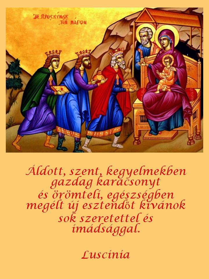 Lusciniola Áldott, szent karácsonyt!