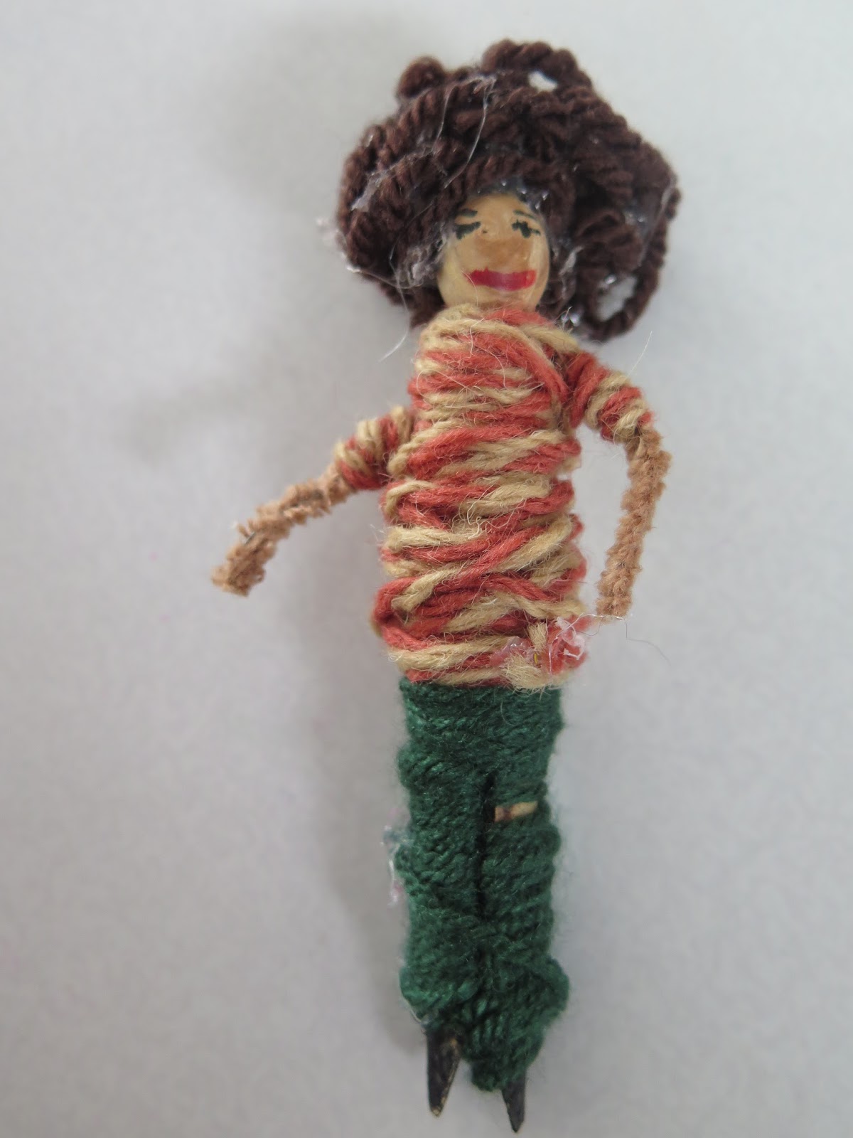 Gomersal Primary School Art Year 6 make Mayan Worry Dolls