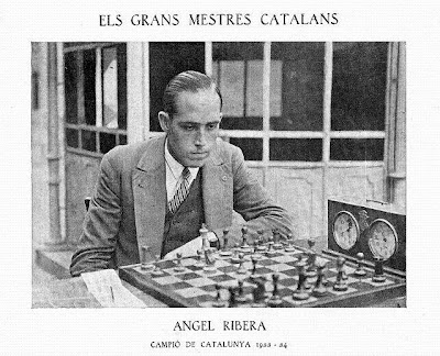 Ángel Ribera Arnal, Campeón de Ajedrez de Cataluña 1933-34