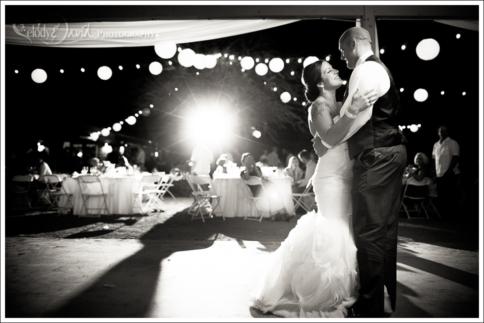 First dance Dance area at Mettler Family Vineyards