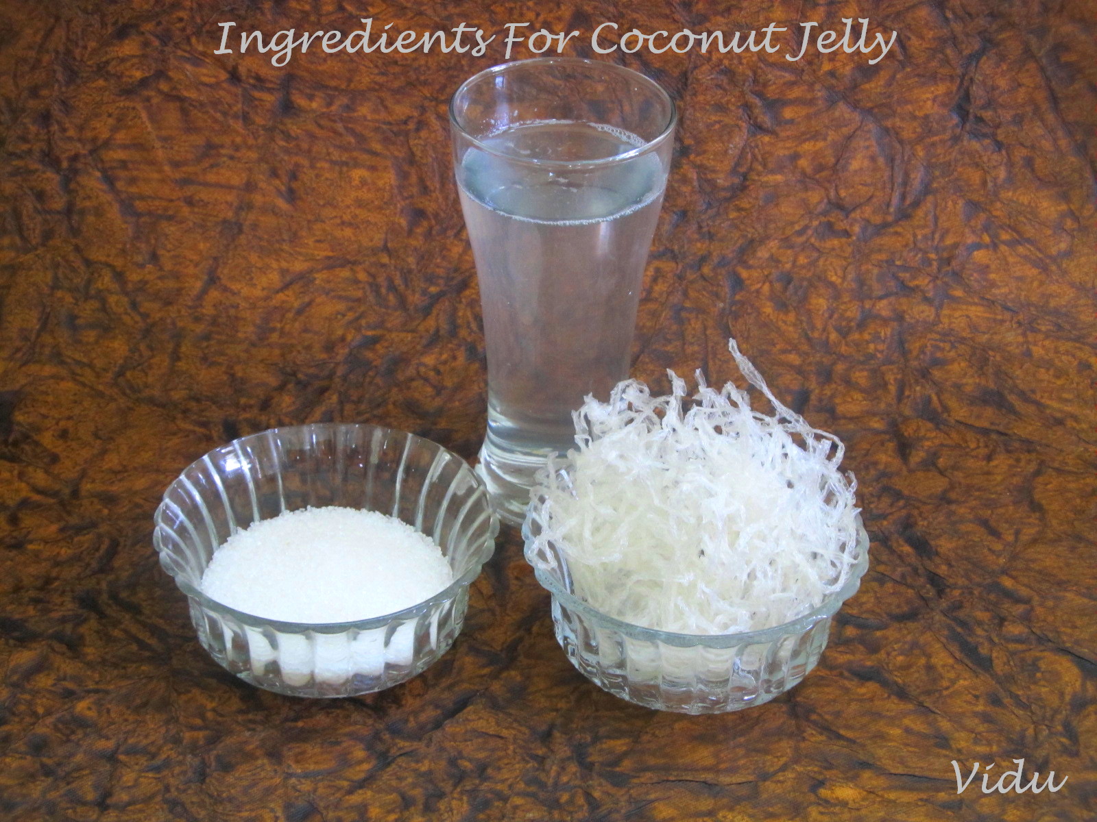 Vidyascooking Tender Coconut Jelly (Elaneer Jelly) Thai Dessert Recipe