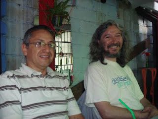 Con el  Profesor Galindo Càceres