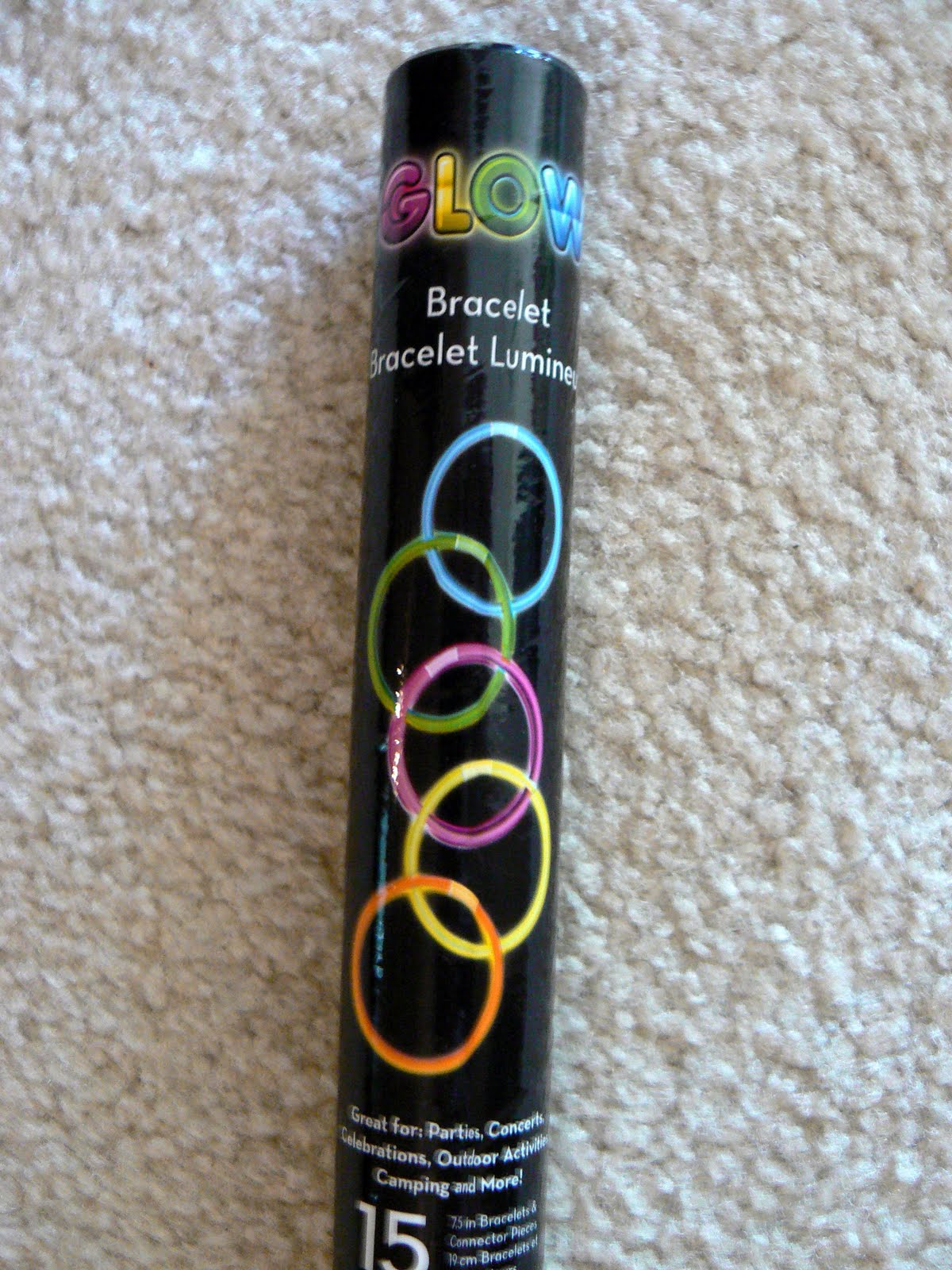 Having Fun at Home Glow in the Dark Sensory Tub Game