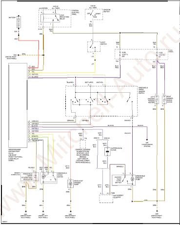 repair-manuals: Audi S8 2001 Wiring Diagrams rover 25 tailgate wiring diagram 