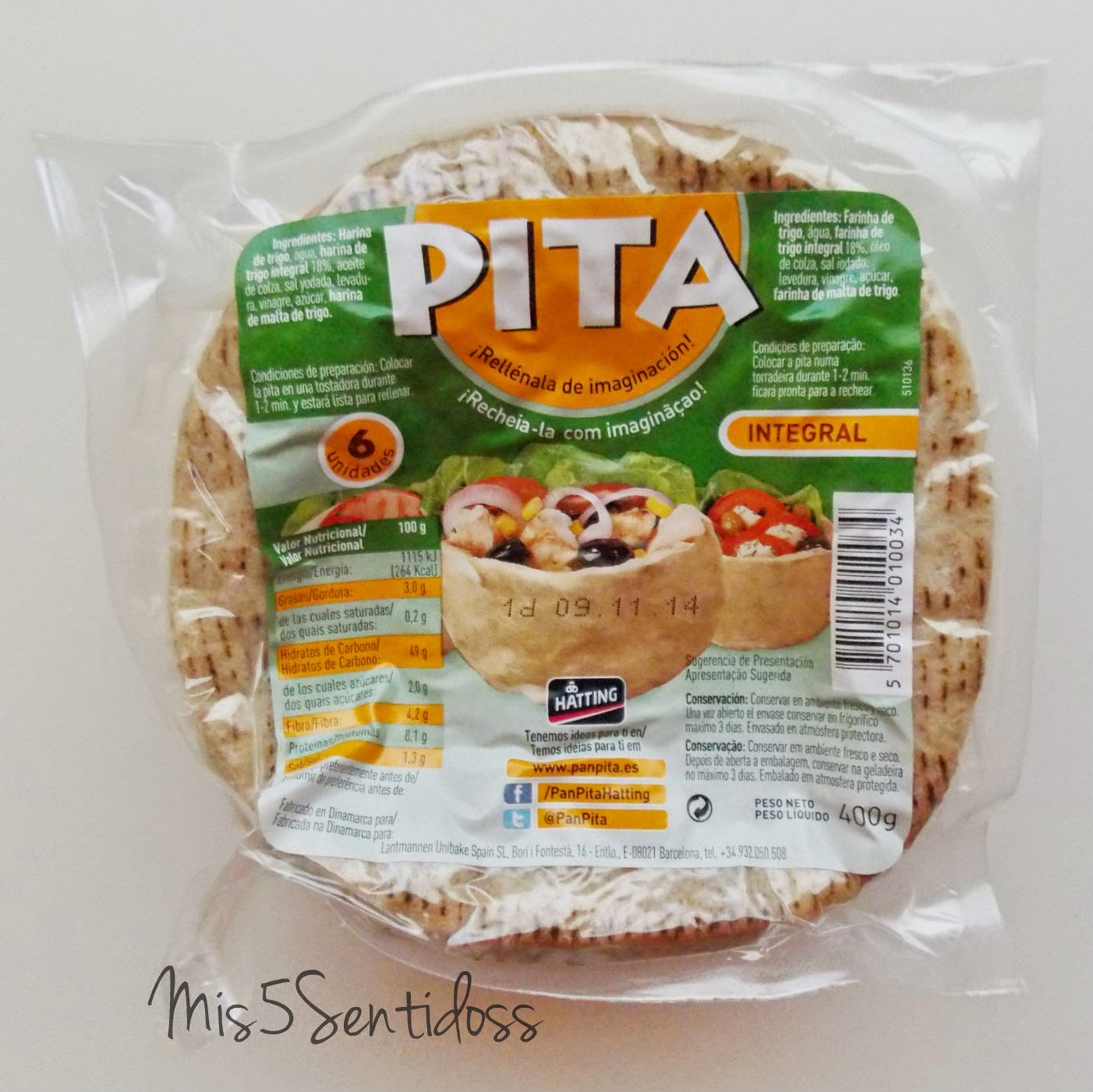 Degustabox Pan pita Degustabox Pan pita
