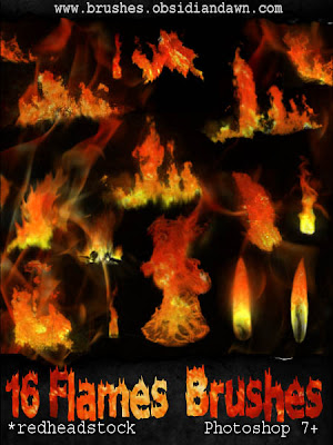 Gimp Flames Brushes