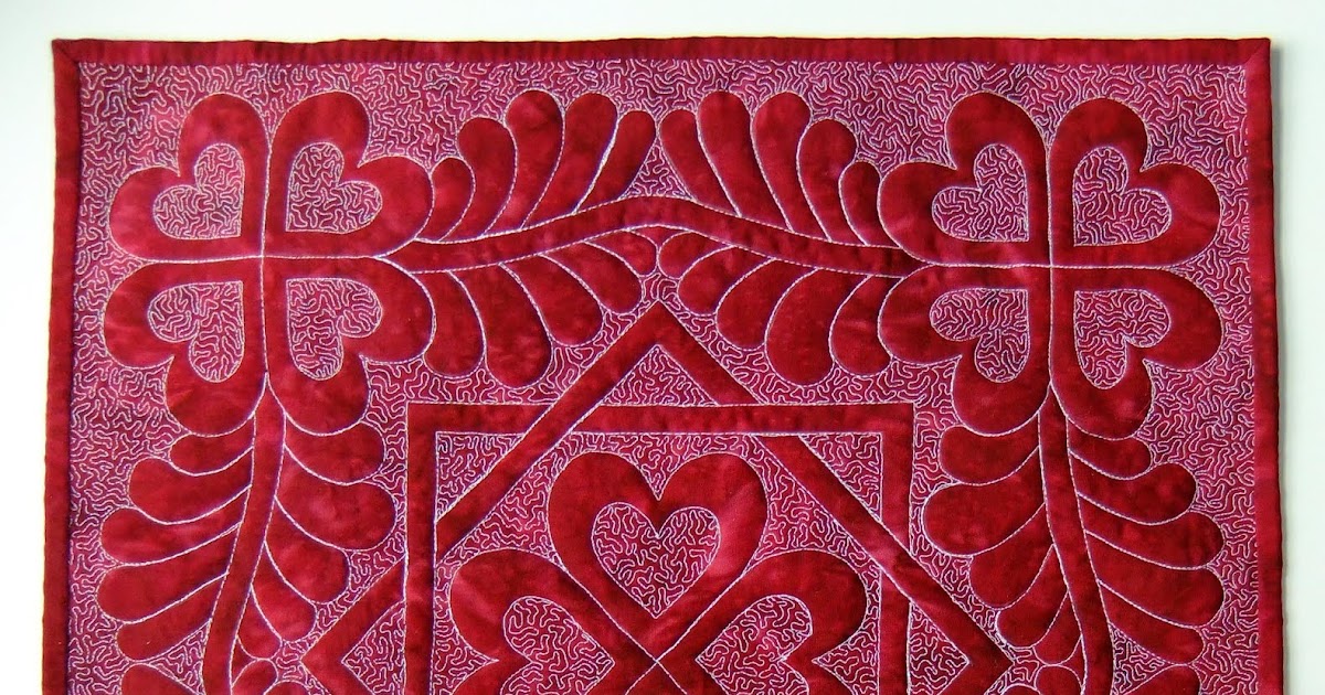 The Free Motion Quilting Project Quilt Along 11 Outline Quilting